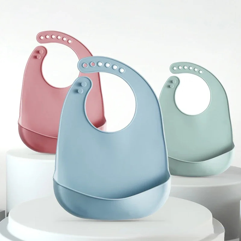 1-3 個ベビーよだれかけ調節可能な防水よだれかけ赤ちゃんソ - Waterproof Baby Bibs Silicone のレビューと価格