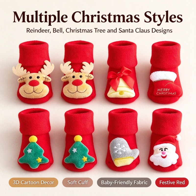 子供用靴下、女の子用、男の子用、かわいいコットン素材、クリス - Unisex Baby Socks Non Slip のレビューと価格