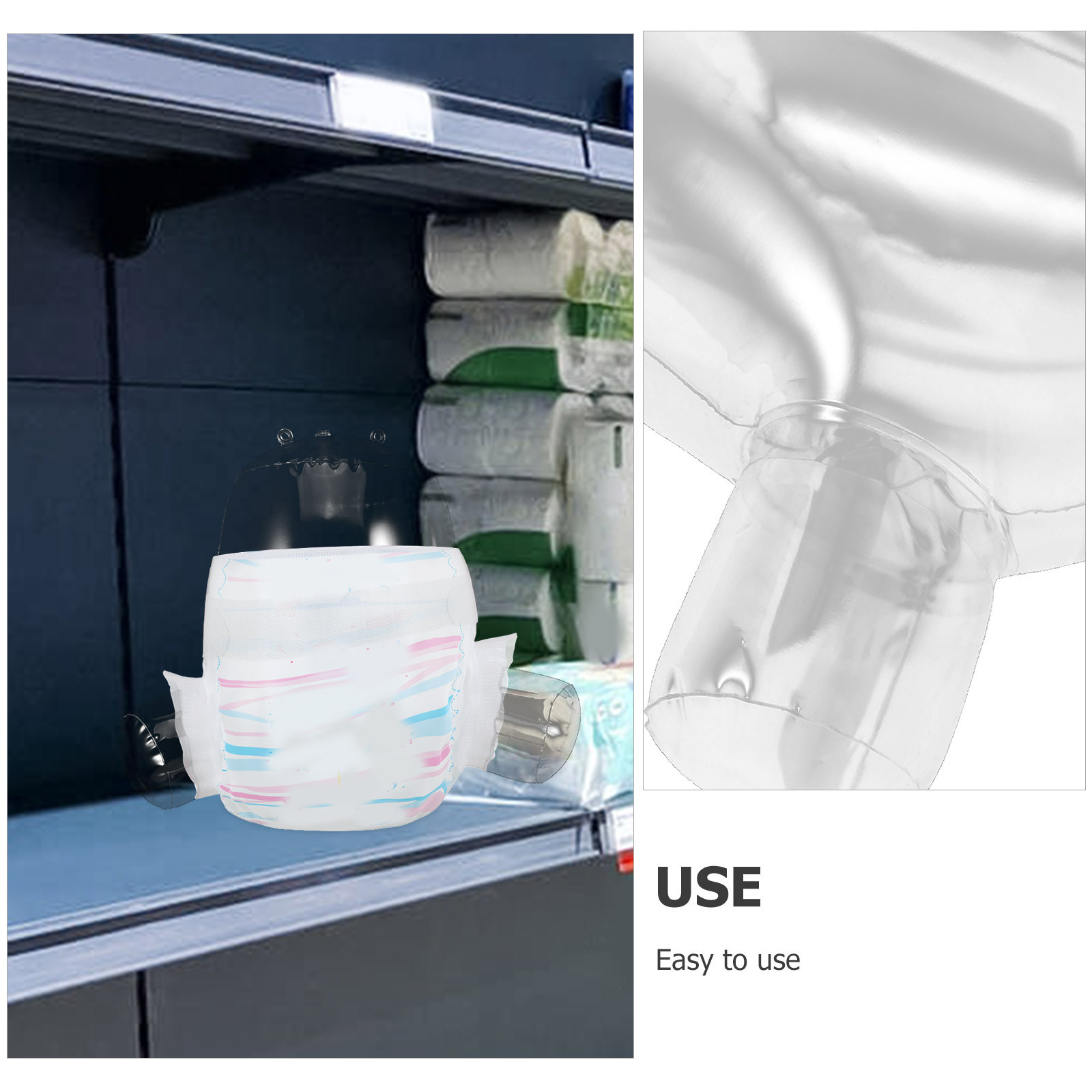2個入り、空気で膨らませて使用する、小売店用ディスプレイマネ - Diapering のレビューと価格