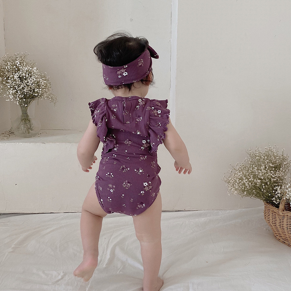 女の赤ちゃんのための夏服セット,0-24m,2ピース,水遊び - Newborn Baby Girl Romper Floral のレビューと価格