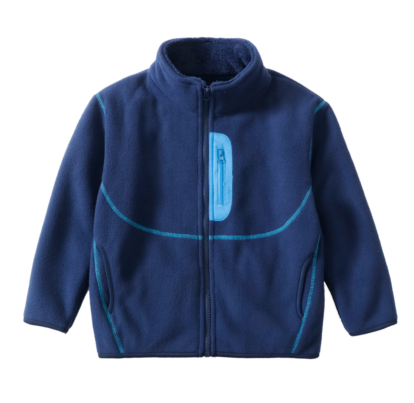 男の子 女の子 キッズ 両面フリースコート 襟付き 暖かいカ - Toddler Boy Winter Fleece Jacket のレビューと価格