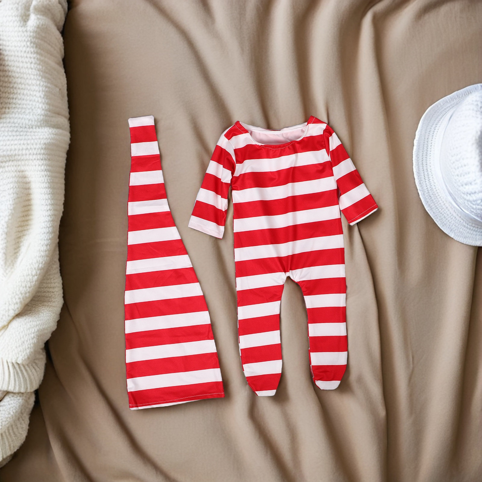 新生児の女の子向け写真撮影用コスチュームセット。花柄のヘッド - Newborn Baby Girl Romper Floral のレビューと価格