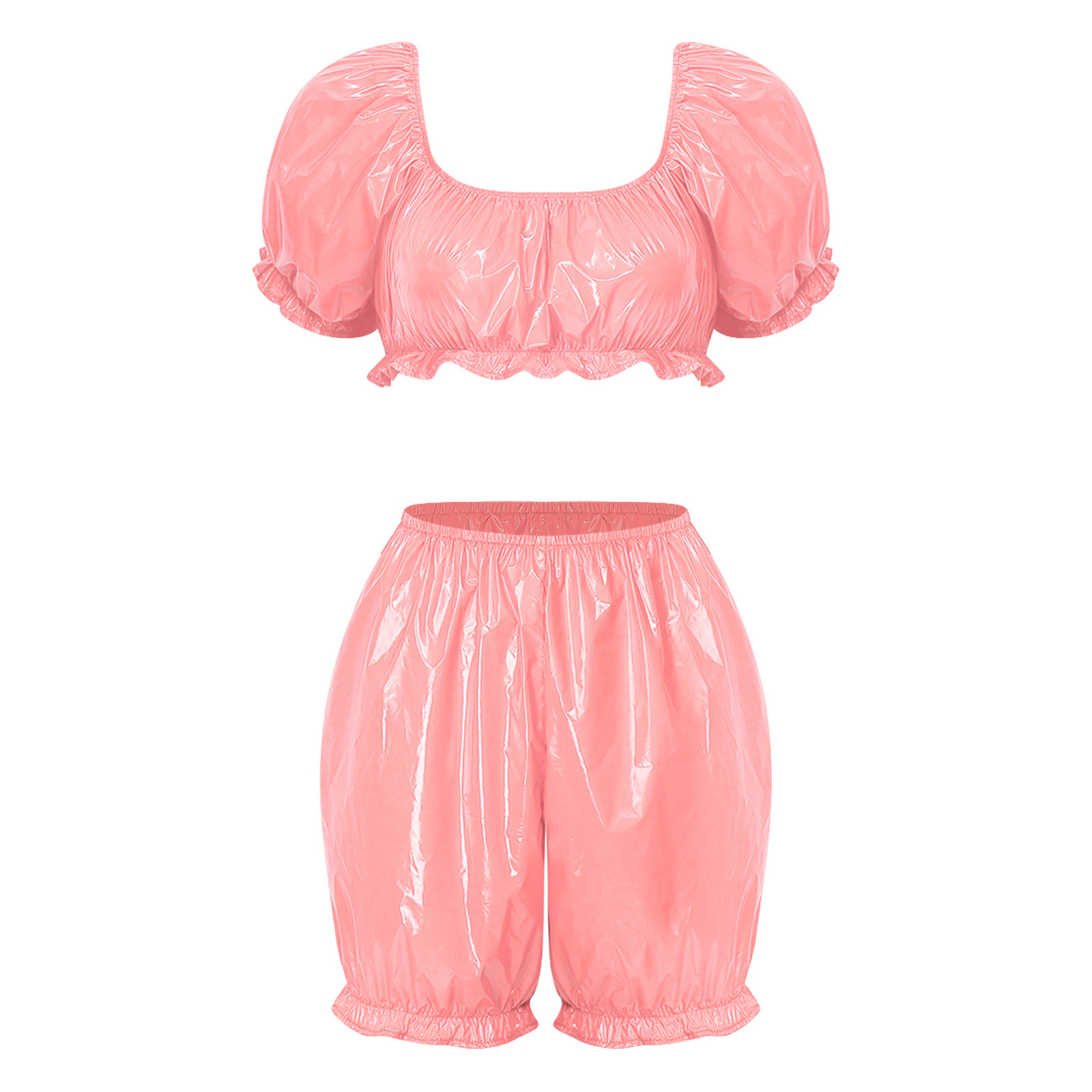 女性用授乳服セット 防水ビニールおむつ対応 フリル付きパジャ - Diapering のレビューと価格