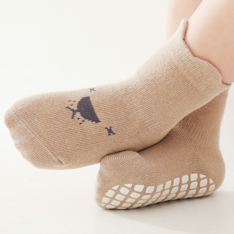 2025年ベビーフロアソックス 室内用幼児ソックス 純綿 通 - Unisex Baby Socks Non Slip のレビューと価格