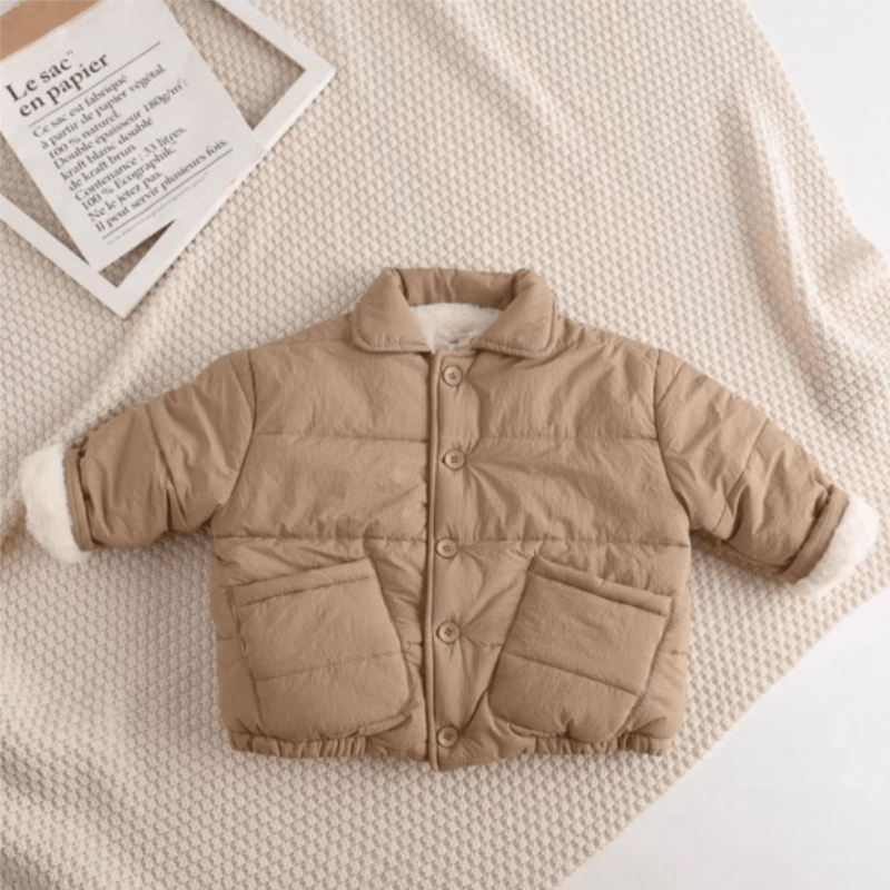 女の赤ちゃんのための冬のフリースジャケット,子供のための厚い - Toddler Boy Winter Fleece Jacket のレビューと価格